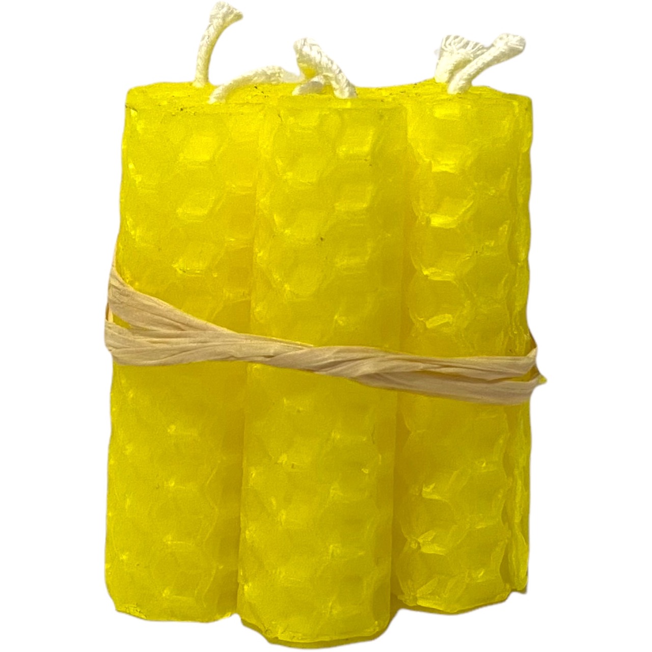 Yellow - Beeswax Mini Spell Candles